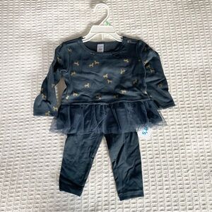 Carters girl 2 piece animal tulle set NWT 18M